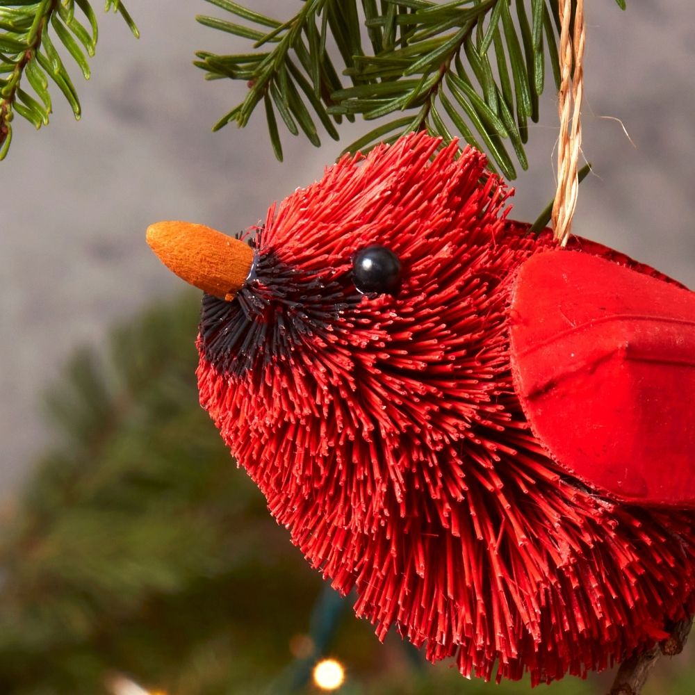 Buri Cardinal Bird Ornament