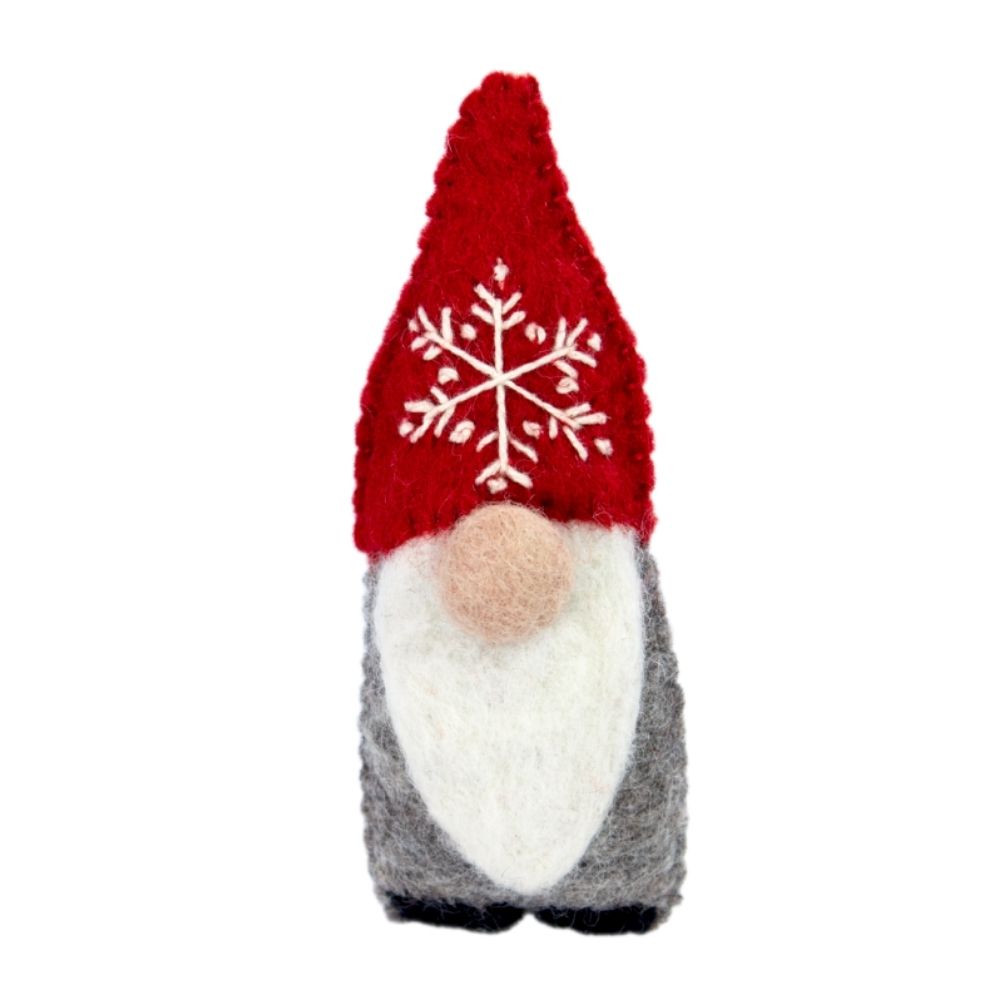 Felt Holiday Gnome Ornament